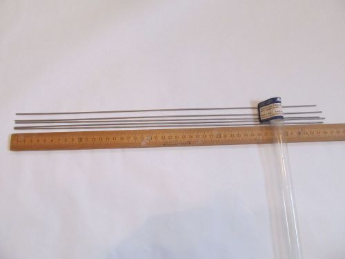 5 pcs 99.7% Pure Titanium Ti Wire - 2 mm (0.08”) dia., 45 cm (17.5-18”) length