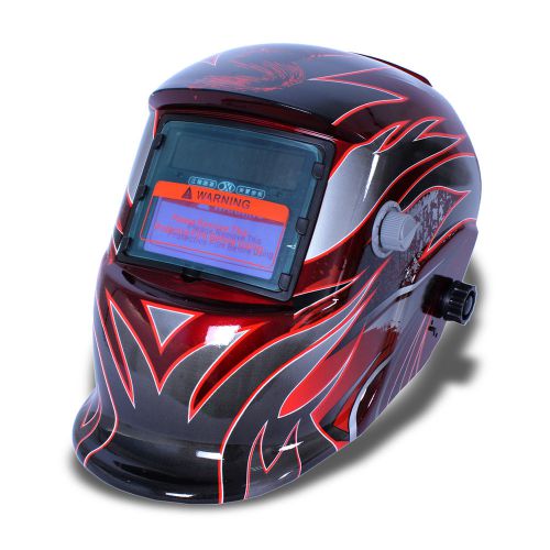 Protection Auto Darkening Solar Welding Helmet Mask Grinding Function #4 KJ