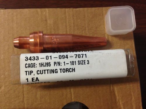 Uniweld 1-101-3 size 3 cutting tip for sale