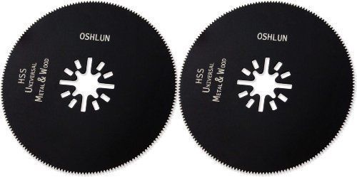 Oshlun mma-2602 3-1/8-in circular hss universal oscillating tool blade w/ for sale