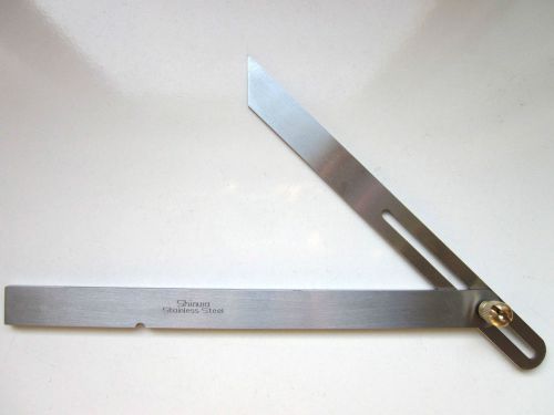 SHINWA Sliding Bevel Gauge 250mm Stainless Steel 62596 Japan