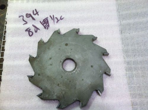 1-1/4 bore 1/2 cut 8 d 394 Shaper cutter carbide tipped rabbet dado slot