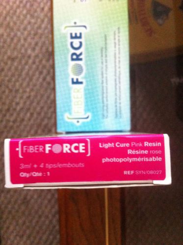 Fiber force ( light cure pink resin) for sale