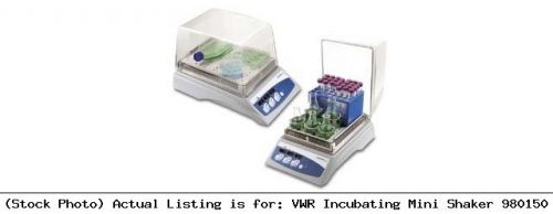 Vwr incubating mini shaker 980150 laboratory apparatus for sale