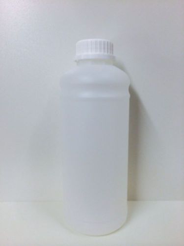 1 Litre Plastic HDPE Bottles, with Tamper Evident Screw Caps