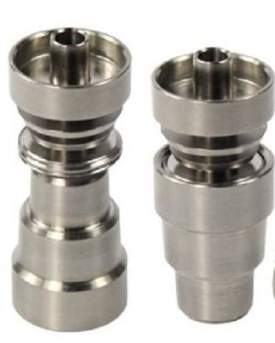 18MM and 14MM DOMELESS TITANIUM NAIL UNIVERSAL MALE &amp; FEMALE
