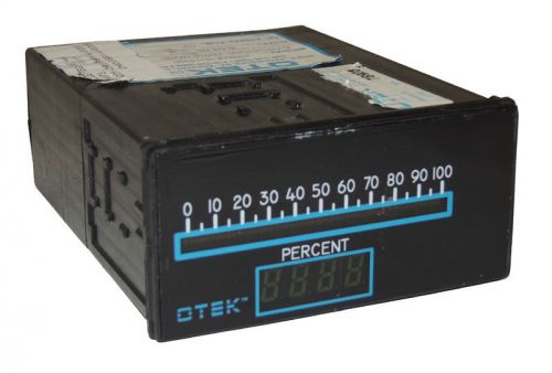 Otek din-bar 1/8 din tri-color bargraph controller serial i/o &amp; relay / warranty for sale