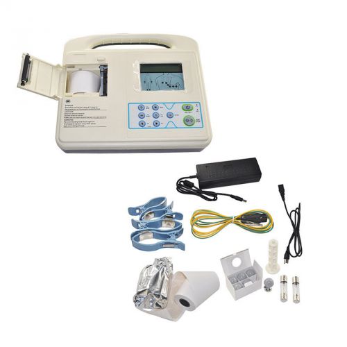 Portable Digital 1-channel Electrocardiograph ECG Machine EKG Machine-Contac