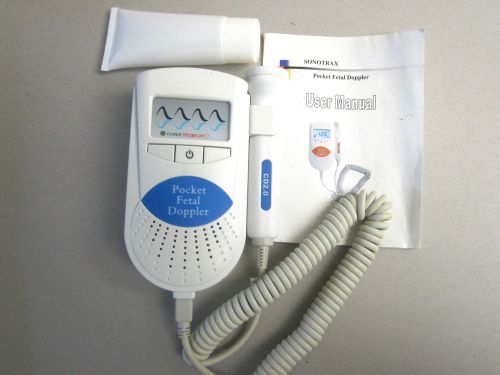 Ultrasound pocket fetal doppler heart rate monitor (sonotrax-a) for sale
