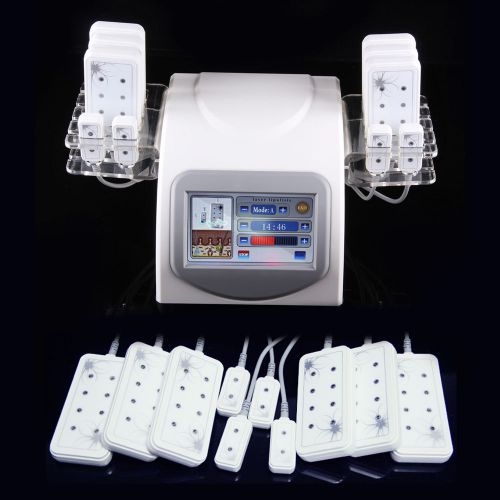 635nm-650nm Diode Lipo Laser LLLT 10 Pads Body Weight Loss Lipolysis Slimming 1Q