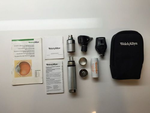 Welch-allyn diagnostic set - otoscope and ophthalmoscope, case and instructions for sale