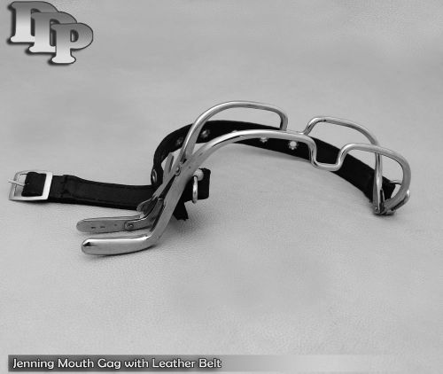 Jenning Mouth Gag 6&#034; with Real Leather belt