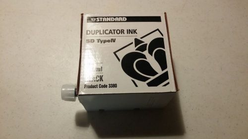 Standard Digital Duplicator Ink #3380 Black 600ML SD Type IV