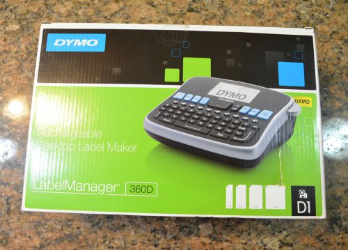 DYMO LabelManager 360D Rechargeable Desktop Label Maker NEW!