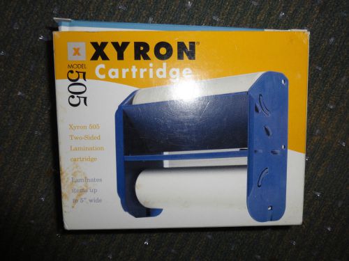 Xyron refill cartridge 505 adhesive 18&#034; 2 sided lamination 5&#034; wide sealed new for sale