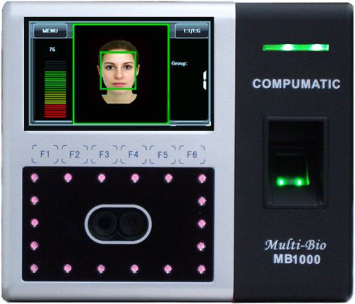 Compumatic mb1000 multi-bio face recognition time clock for sale