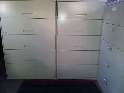 File cabinet haskel lateral 5 drawer for sale