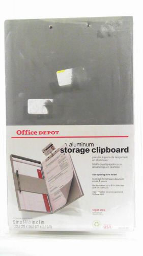 Office Depot Aluminum Storage Clipboard Legal-Size Copy Supplies CHOP 390Uz8
