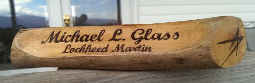 Rustic Office Name Plate or Sign