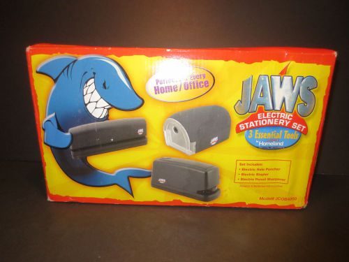Jaws by Homeland Electric Stationery 3 Piece Set Model JCOB4000 NEW In Box L@@K
