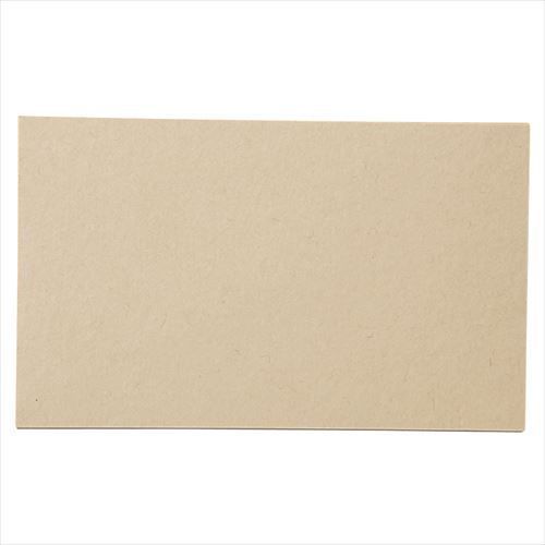 MUJI Moma Recycled paper craft message card 55?x91mm 35 sheets Beige Japan