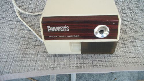 Panasonic Auto-Stop Pencil Sharpener KP-110 Woodgrain Finish