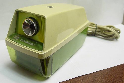 Vintage PANASONIC KP-8A - Electric Pencil Sharpener in 70&#039;s Moss Green !