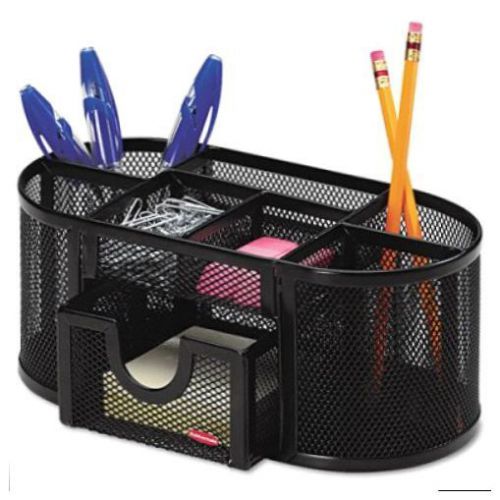 New Rolodex Mesh Collection Oval Supply Caddy Black Best for Office
