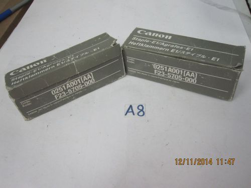(set of 2 boxes) Canon Staple E1 F23-5705-000 NO. 500C 0251A001[AA]