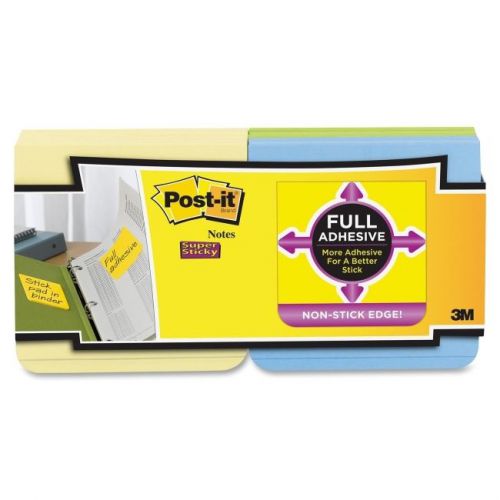 Post-it Super Sticky Full Adhesive Note Pads - Self-adhesive, (f33012ssal)