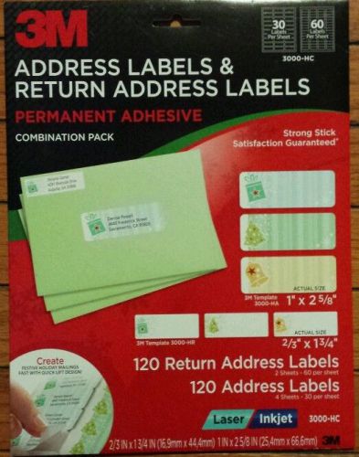 3m address &amp; return address labels