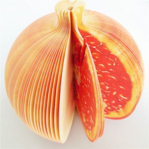 Unique 3D Memo Fruit Pomegranate shape Note Pads teachers Artist Notepad Gift