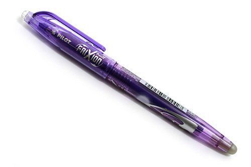 Pilot frixion erasable gel pen 0.5mm, extra fine violet for sale