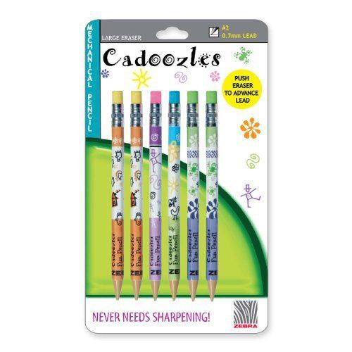 Zebra pen cadoozles mechanical pencil - #2 pencil grade - 0.7 mm lead (zeb51206) for sale