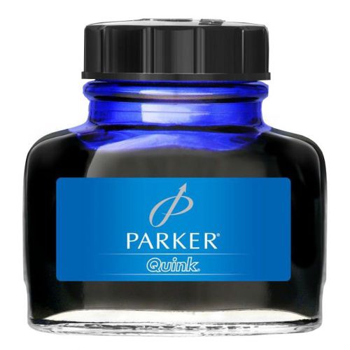 Parker Quink Bottled Ink Washable Blue (Parker 3006100) - 1 Each