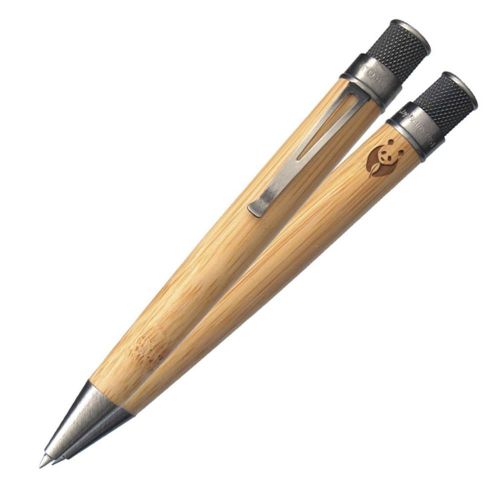 RETRO 51 1951 Tornado capless Rollerball pen Natural BAMBOO VRR-1810-3