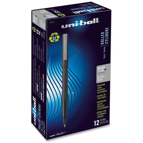 Uni-ball Rollerball Pen - Micro Pen Point Type - 0.5 Mm Pen Point Size - (60151)