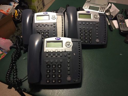 Three (3) at&amp;t 4-lines business telephones with power supply 984 &amp; 945 for sale