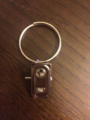 20 Pack Metal Mini Alligator Clip - Attach Key Ring to ID Badge Holder Key Ring