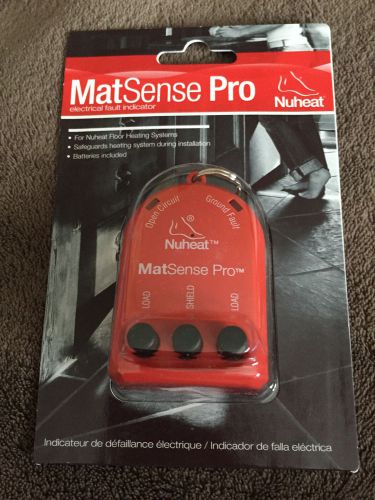 New nuheat matsense pro audible fault alarm for sale