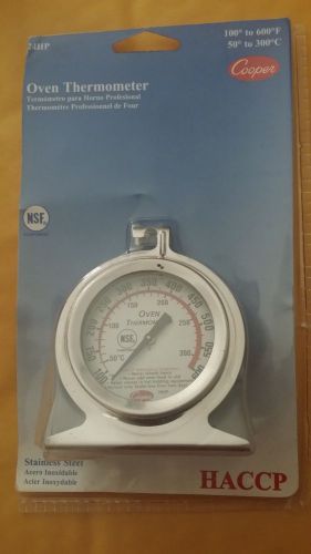 Cooper-Atkins 24HP-01-1 Stainless Steel Bi-Metal Oven Thermometer, 100 to 600