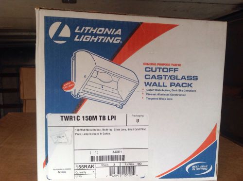 Lithonia Lighting TWR1C 150M TB LPI 150W Metal Halide Cut-Off Wall Pack with Gla