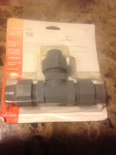 Qest,Quest Pipe Fittings &amp; Adapters 3/4x7/8x3/4 Tee New