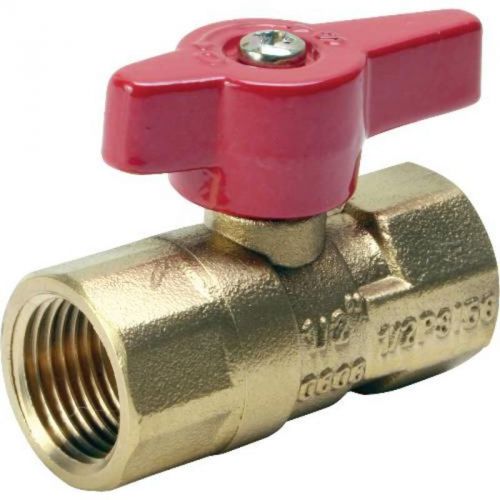 Gas ball valve cast brass aga 1/2&#034; 492020 premier gas line fittings 492020 for sale