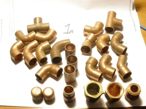 PLUMBING COPPER FITTINGS NEW OLD STOCK  ASSOURTED