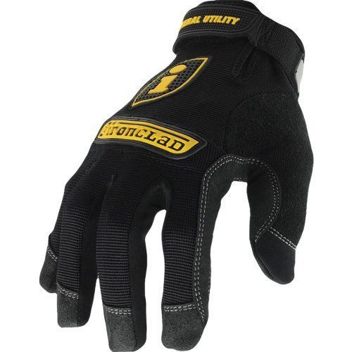 IRONCLAD PERFORMANCE WEAR GUG05XL General Utility Spandex Gloves, 1 Pair, Black,