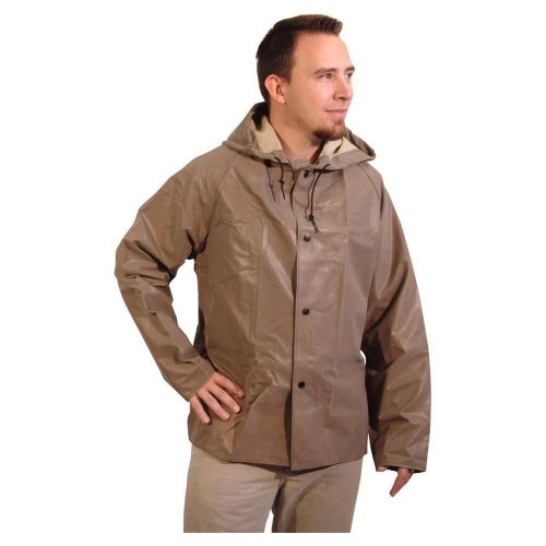 NEW Neese Rainwear PVC Magnum Rain Jacket w/ Hood Green XL Extra Large 45AJ