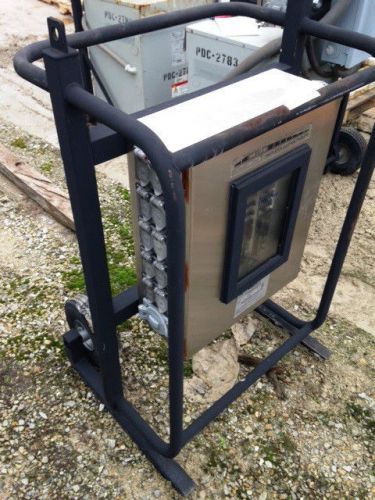Used cep 6210dc portable power panel   100amp 3 phase distribution panel for sale