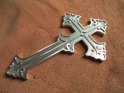 Brass Cross Bible Leather Craft BookBinding Press Tool Stamp embossing die