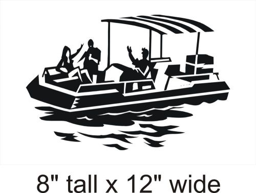 2X Festive Motorboat Decal Vinyl Car i Pad Laptop Window Wall Sticker-FA181